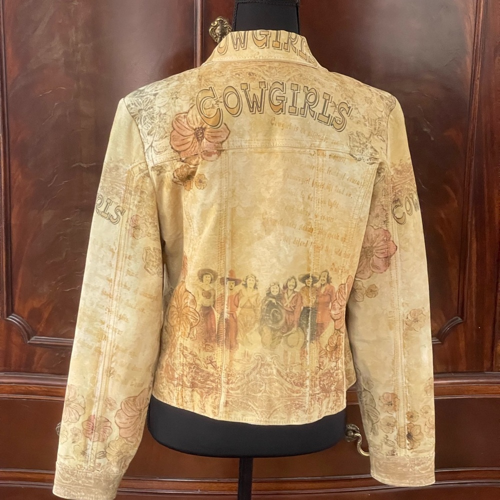 Rare Vintage Double D Ranch Tan Leather Jacket - Picture 2 of 11